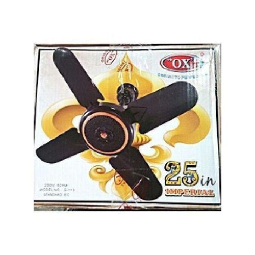 Ox 25" Short Blade Imperial Ceiling Fan Brown Item | Buy Ox 25" Short Blade Imperial Ceiling Fan Brown | SPOP Enterprise Global